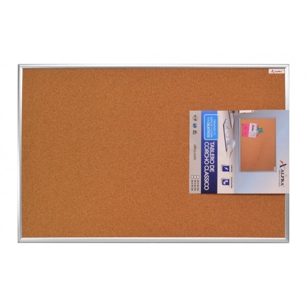 Tablero con Corcho Clásico 60 x 90 cm