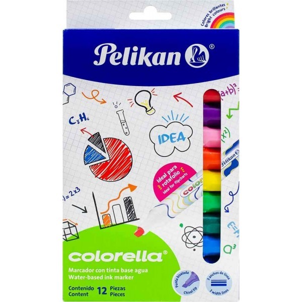 Marcador de Agua Colorella Pelikan c/12