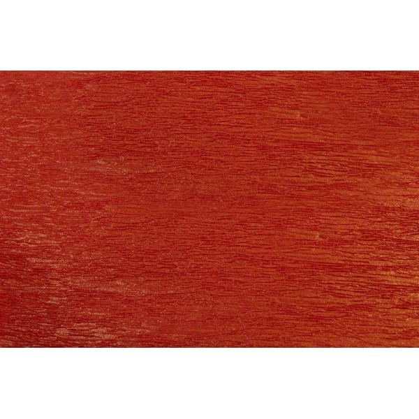 Papel Crepe Metálico Rojo
