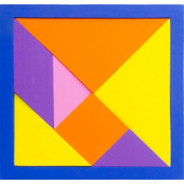 Tangram de Foamy 20 x 20 cm