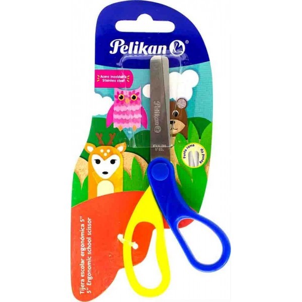Tijera Escolar Ergonómica 5" Pelikan