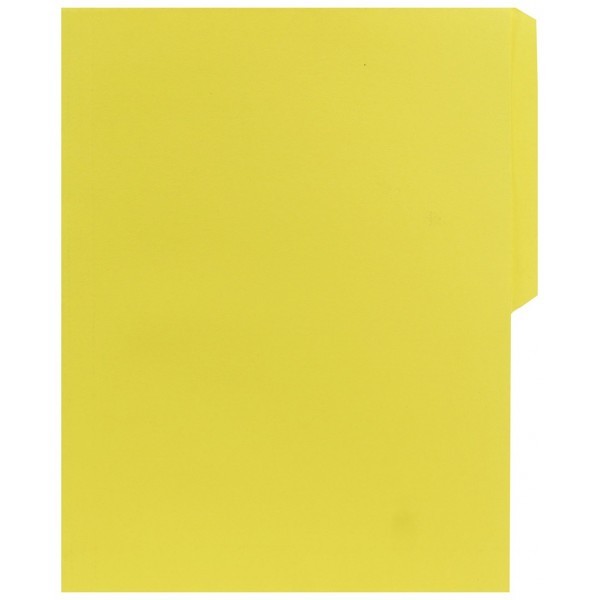 Folder Carta Amarillo Pastel