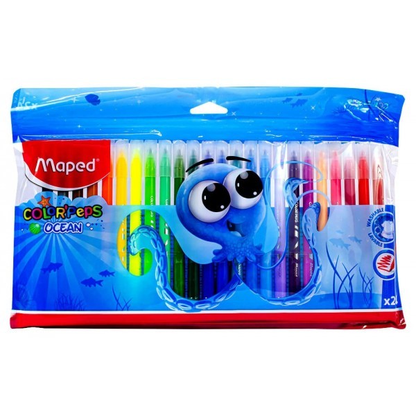 Plumones Maped ColorPeps Ocean c/24