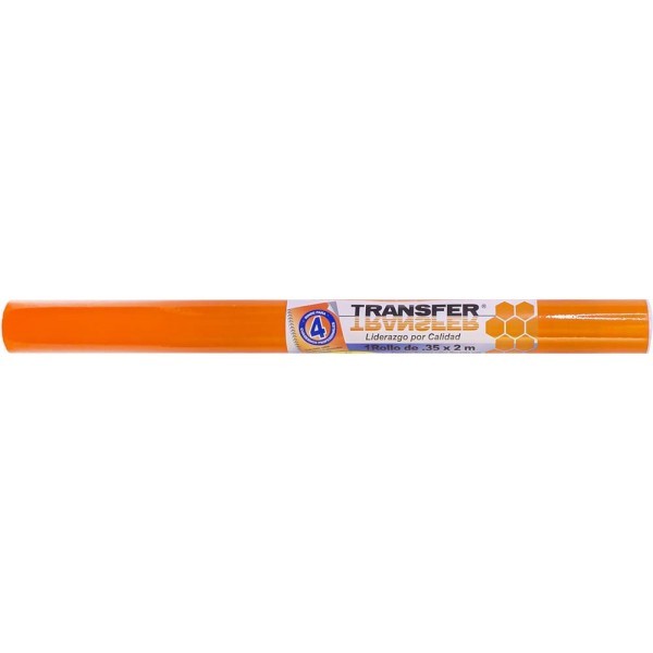 Rollo de Mica Adhesiva Transfer 35 cm x 2 m Naranja