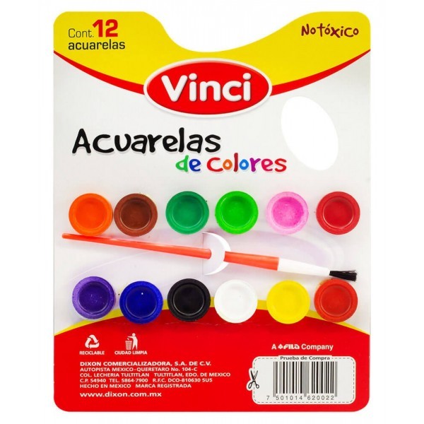 Acuarela Vinci c/12