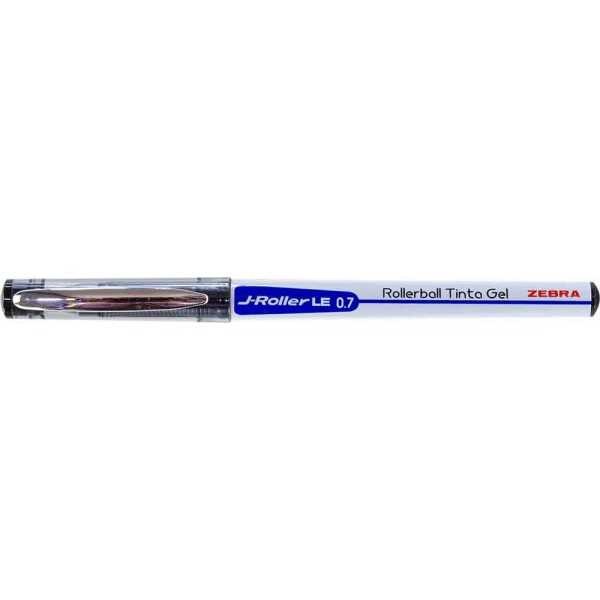 Bolígrafo de Gel J Roller LE Zebra Punto Mediano Negro