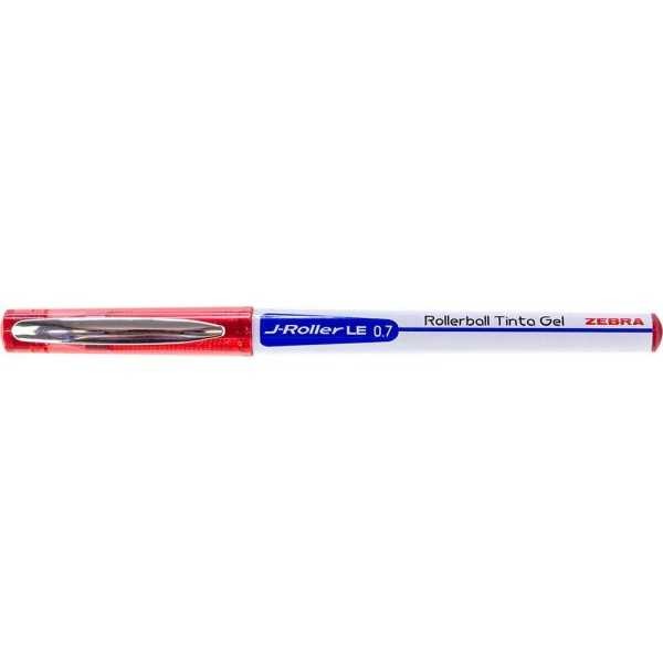 Bolígrafo de Gel J Roller LE Zebra Punto Mediano Rojo