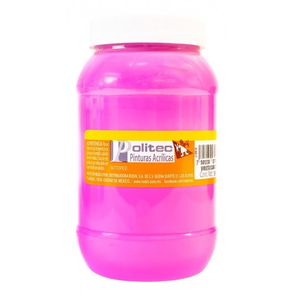 Pintura Acrílica Violeta Politec 500 ml
