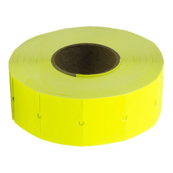 Etiqueta Amarillo Fluorescente GL para Precios